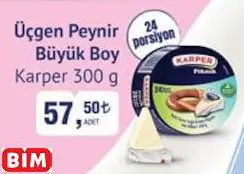KARPER ÜÇGEN PEYNİR BÜYÜK BOY KARPER ÜÇGEN PEYNİR BÜYÜK BOY